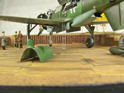Zdjęcia dioramy z plastikowym modelem samolotu Dornier Do 335 Pfeil - foto nr 8