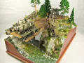 Diorama z plastikowymi modelami pojazdów inżynieryjnych M31 i ciężarówki Scammell Pioneer - foto nr 8