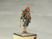 Żywiczna figurka senegalskiego żołnierza - foto nr 1