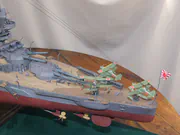 Kartonowy model japońskiego pancernika Fuso - fotografia nr 10