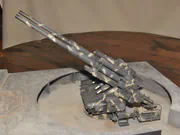 Plastikowy model niemieckiego działa przeciwlotniczego 12,8 cm Flak 40 z drugiej wojny światowej - foto nr 1.