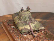 Plastikowy model prototypu niemieckiego superciężkiego czołgu E-100 wykonany w skali 1:35 - fotografia nr 2