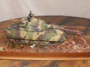 Plastikowy model prototypu niemieckiego superciężkiego czołgu E-100 wykonany w skali 1:35 - fotografia nr 3
