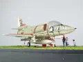 Na zdjęciach przedstawiony jest plastikowy model amerykańskiego samolotu szturmowego Douglas A-4B Skyhawk - foto nr 12