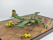 Zdjęcia przedstawiają plastikowy model samolotu Douglas B-26K Counter Invader w wersji szturmowej z roku 1969 - foto nr 8