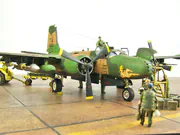 Zdjęcia przedstawiają plastikowy model samolotu Douglas B-26K Counter Invader w wersji szturmowej z roku 1969 - foto nr 10