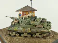 Link do galerii zdjęć dioramy z plastikowym modelem czołgu Sherman Firefly.